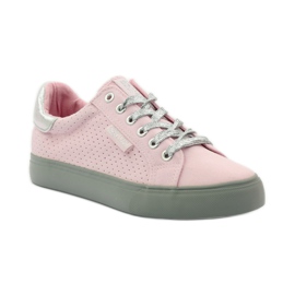 Sneakers allacciate Big Star 274054 grigio rosa 1