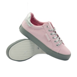 Sneakers allacciate Big Star 274054 grigio rosa 3