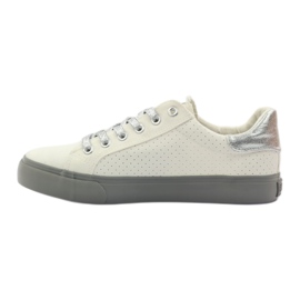 Big Star Sneakers con grandi stelle AA274A053 bianco argento grigio 2