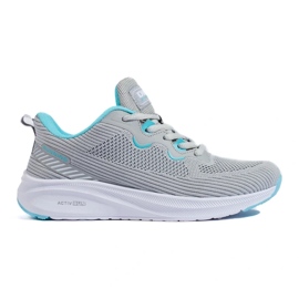 Scarpe sportive sulla piattaforma DK grigio 1