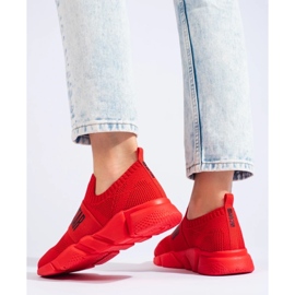Sneakers da donna Big Star JJ274298 rosso 2