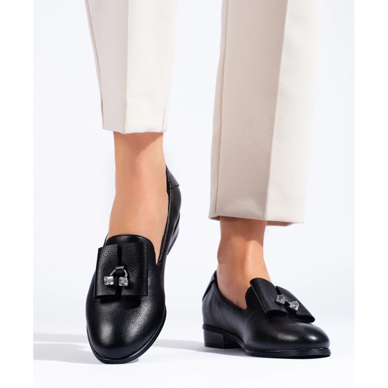 W. Potocki Scarpe con cristalli Potocki nero 2