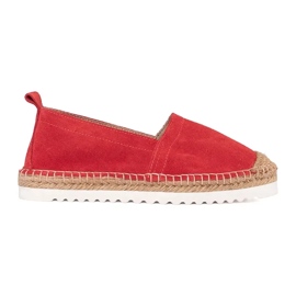 T.Sokolski Espadrillas In Pelle Sulla Piattaforma rosso 1