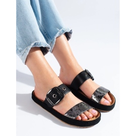 Pantofole da donna Big Star nero 1