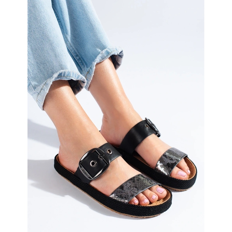 Pantofole da donna Big Star nero 1