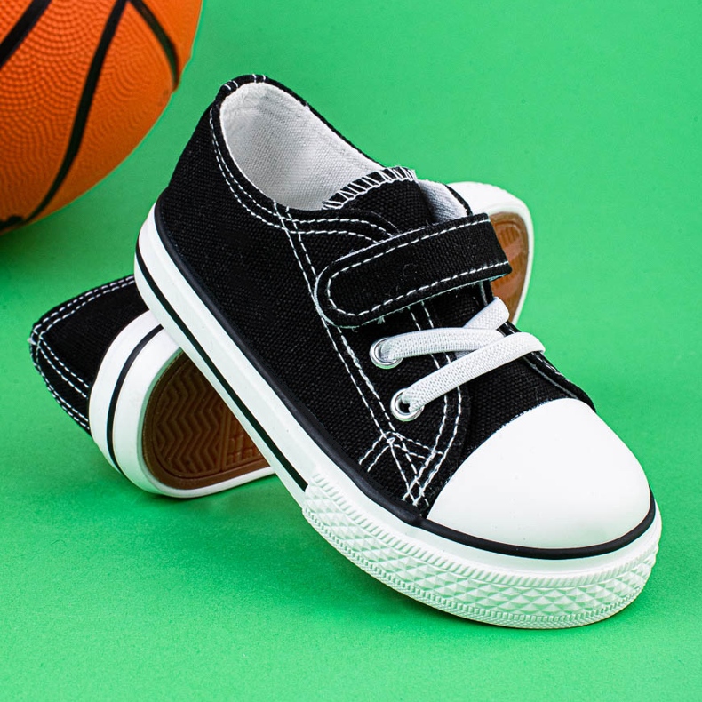 Sneakers da ragazzo Vico, materiale nero 1