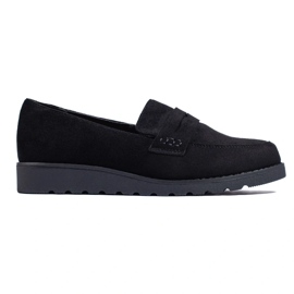 Scarpe classiche in camoscio nero 1