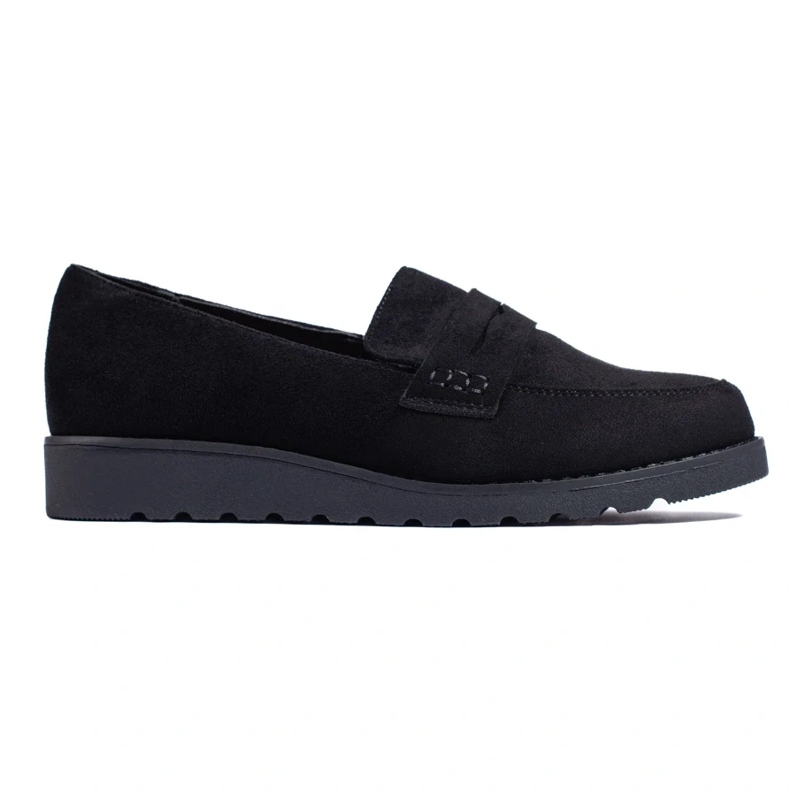Scarpe classiche in camoscio nero 1