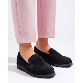 Scarpe classiche in camoscio nero 2