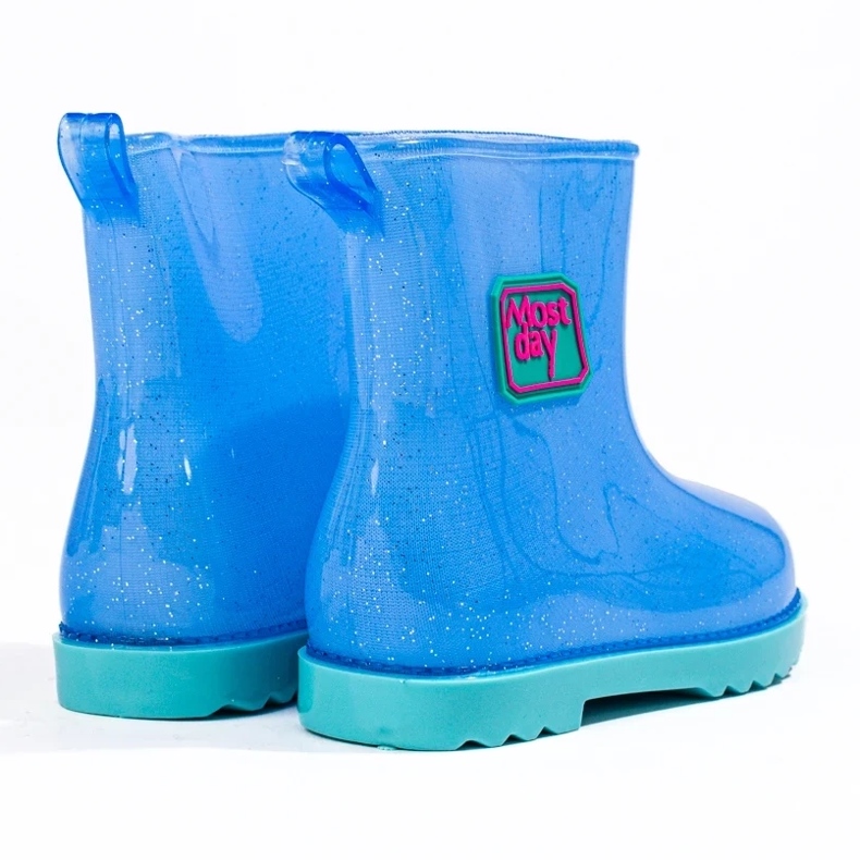 Stivali Wellington blu da ragazzo 1
