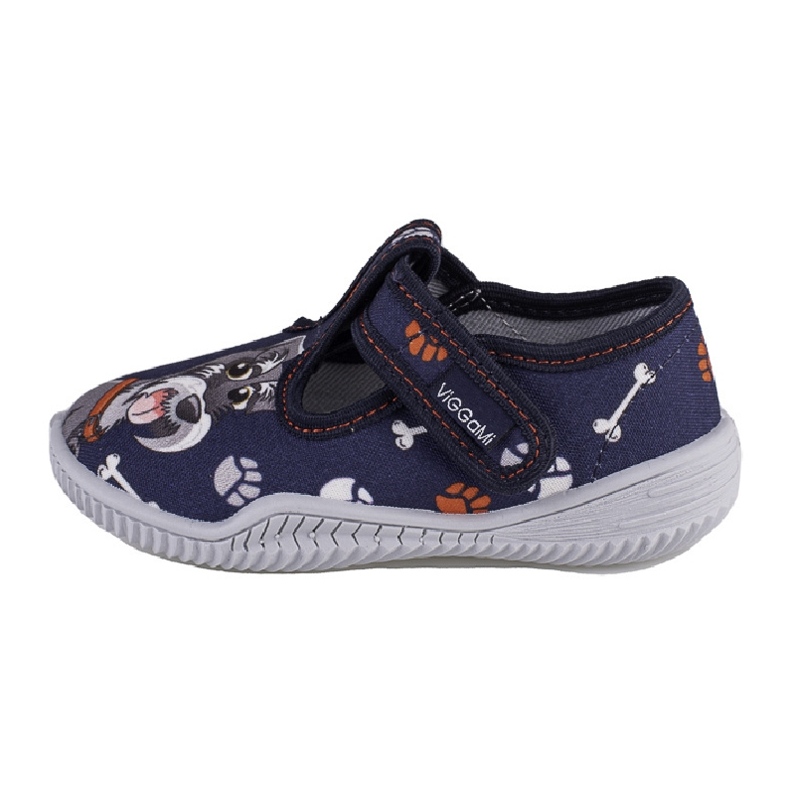 Ciabatte da bambino stampa Viggami Dingo blu 1