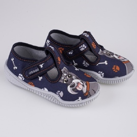 Ciabatte da bambino stampa Viggami Dingo blu 2