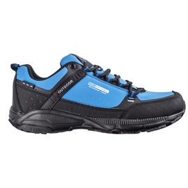 Scarpe da trekking da uomo DK blu nero 1