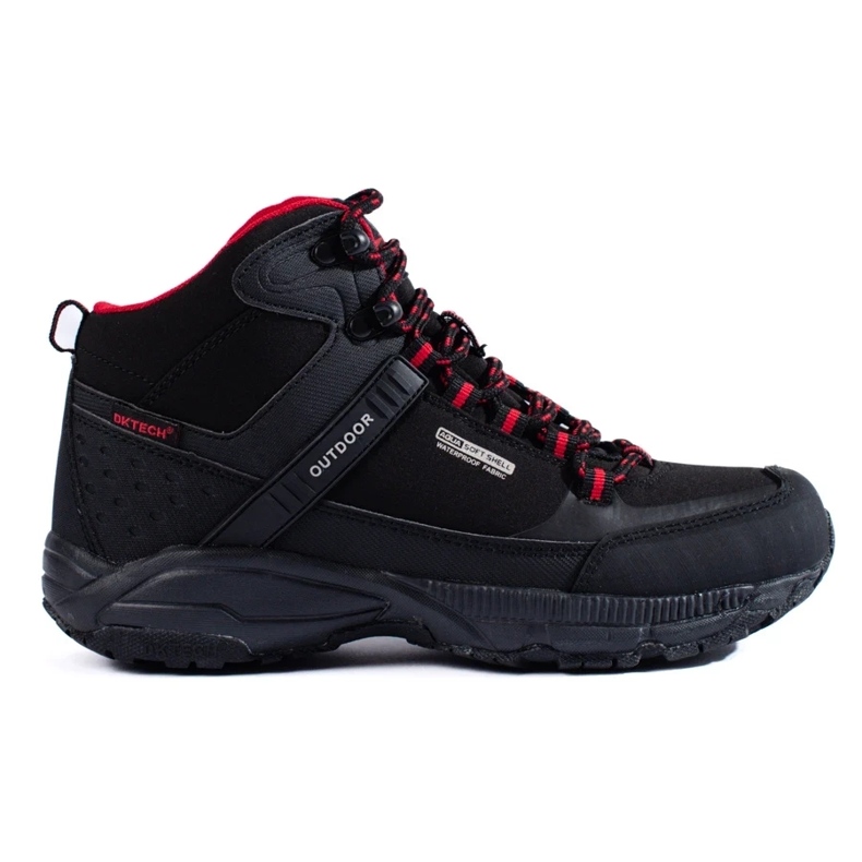 Scarpe da trekking da donna con tomaia alta DK nere nero 1