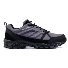 Scarpe da trekking da uomo DK aqua Softshell grigie nero 1