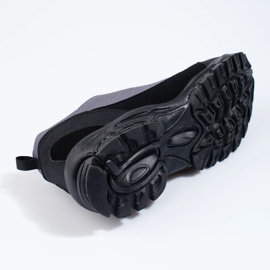 Scarpe da trekking da uomo DK aqua Softshell grigie nero 2