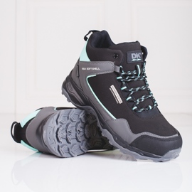 Scarpe da trekking alte da uomo DK con protezione nero 2