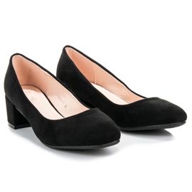 Best Shoes Décolleté basse in camoscio nero 1