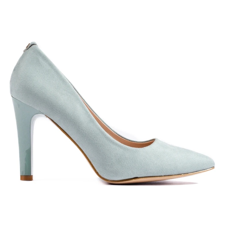 Décolleté da donna grigie con tacco alto grigio 1