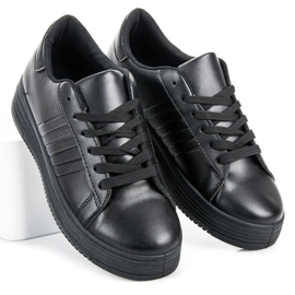 Sneakers sportive nere nero 1