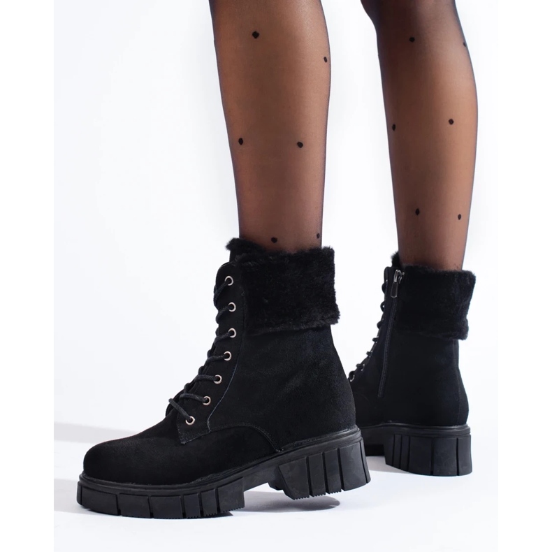 T.Sokolski Stivali da donna in camoscio Shelovet nero 1