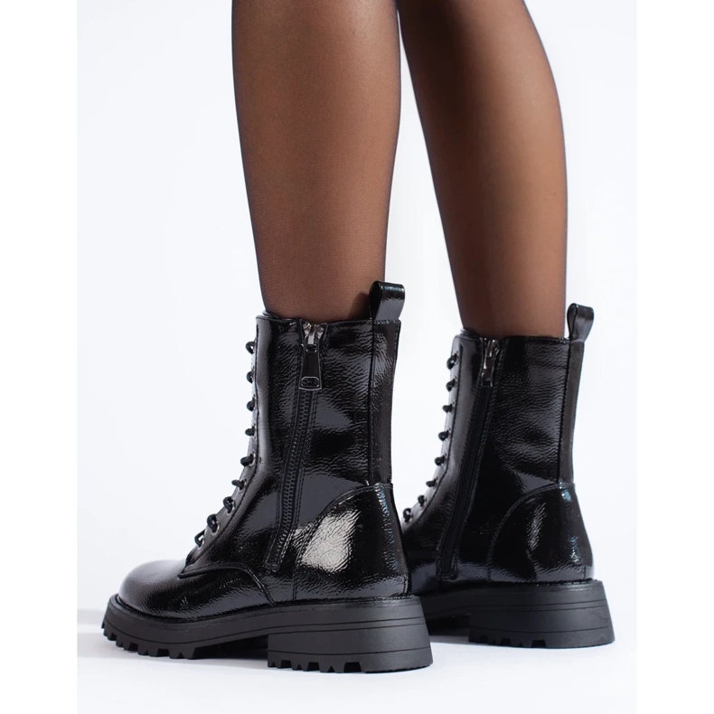 J. Star Shelovet operaie da donna con cerniera decorativa nero 1