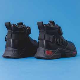 Stivali neri per ragazzi nero 1