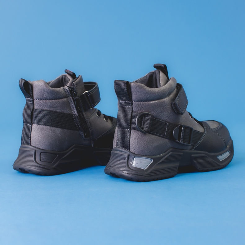 Stivali da ragazzo grigi grigio 1