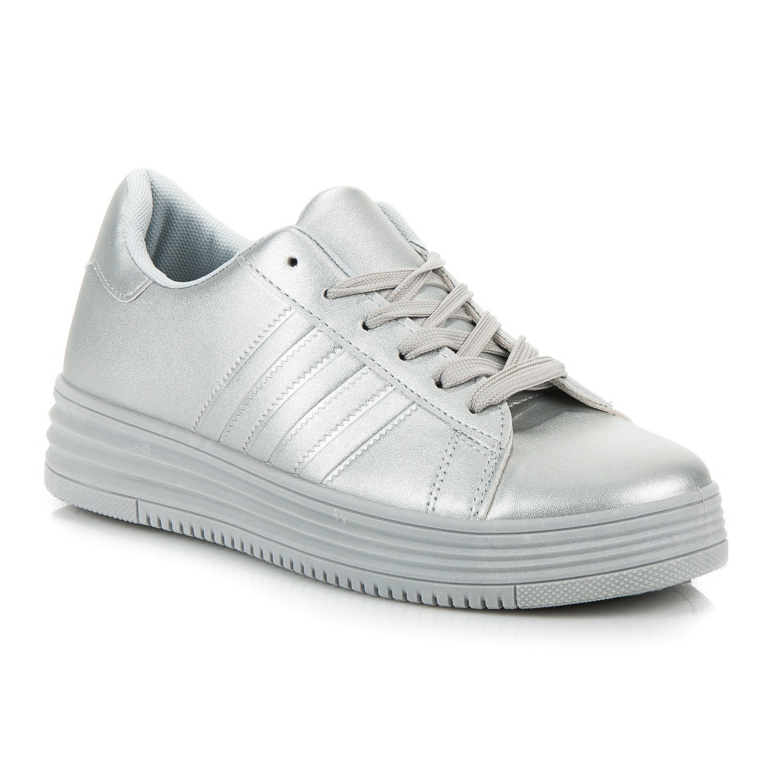 Sneakers argento grigio 1