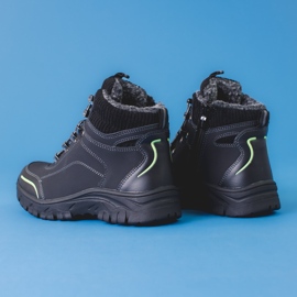 Scarpe da trekking nere da bambino nero 1
