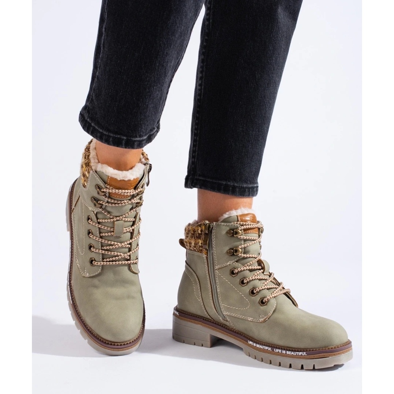 Stivali da donna grigi grigio 2