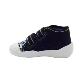 Befado scarpe per bambini sneakers ciabatte 212P052 blu navy blu bianca 2