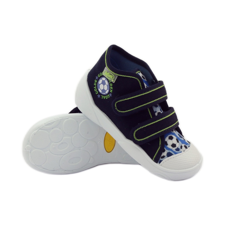 Befado scarpe per bambini sneakers ciabatte 212P052 blu navy blu bianco 3