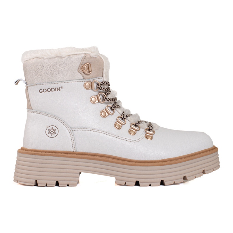 Scarpe da trekking bianche da donna bianca 1