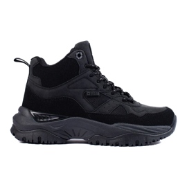 Sneakers da donna sulla piattaforma Big Star KK274356 nero 1