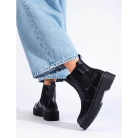 Stivaletti Chelsea da donna neri Big Star II274101 nero 1