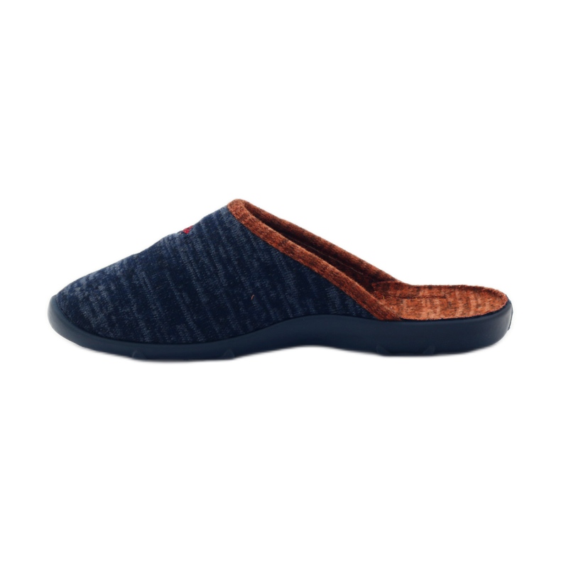 Befado scarpe da donna pantofole 235d153 pantofole marrone blu navy 2