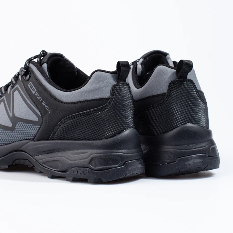 Scarpe da trekking da uomo grigie DK nero 1