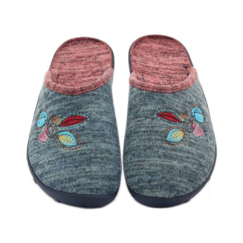 Befado scarpe da donna pantofole 235d151 pantofole marrone blu 4