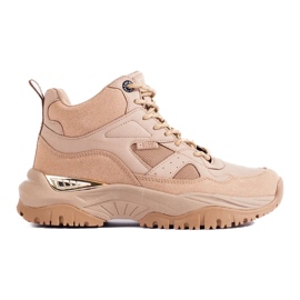 Sneakers Big Star da donna KK274355 beige 2