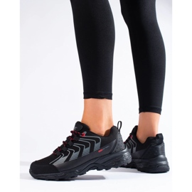 Scarpe da trekking da donna DK Softshell nere nero 2