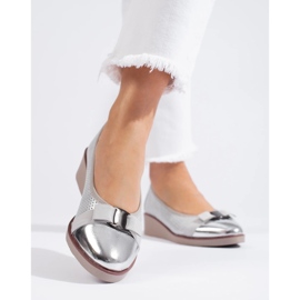 W. Potocki Décolleté da donna Potocki argento traforato d'argento 2