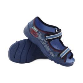 Sandali Befado 969x129 blu blu navy rosso 3