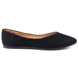 Ballerine Vinceza in tessuto nero 1