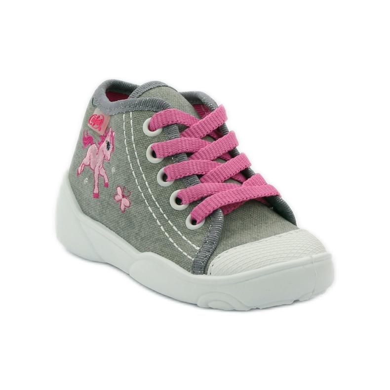 Ciabatte su sneakers Befado 218P048 konik rosa grigio 1