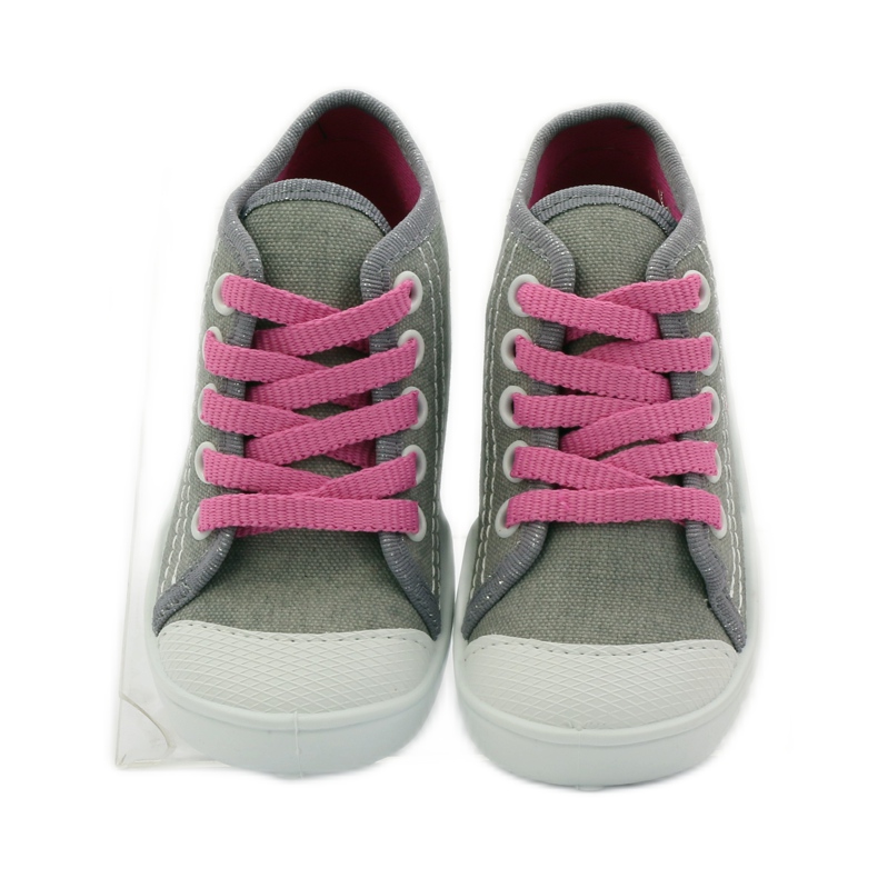 Ciabatte su sneakers Befado 218P048 konik rosa grigio 4