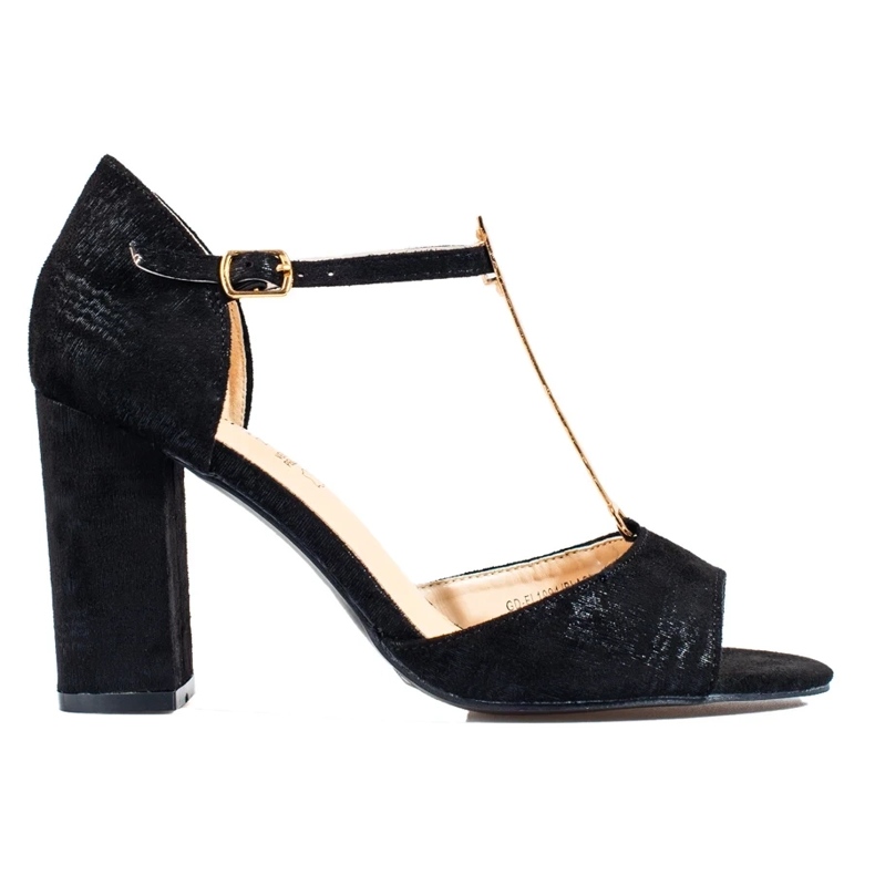 Sandali classici con tacco alto Shelovet da donna neri nero 1