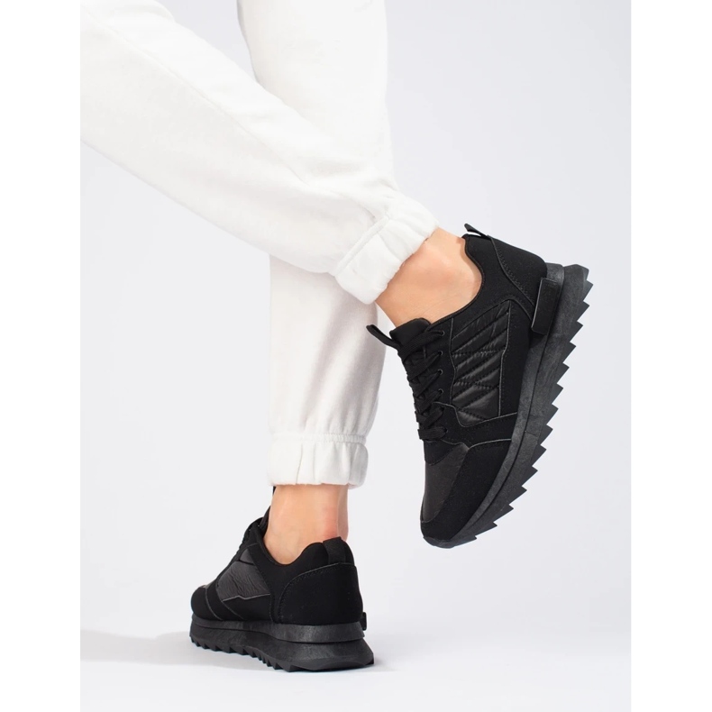 W. Potocki Scarpe sportive da donna sneakers Potocki nere nero 1
