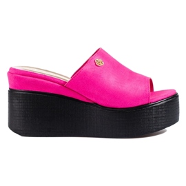 Zeppe da donna rosa 1