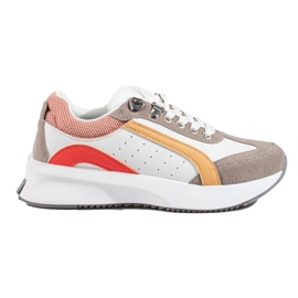 Sneakers multicolori Shelovet da donna bianco 1
